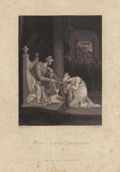 Esther before Ahasuerus  by Richard Westall